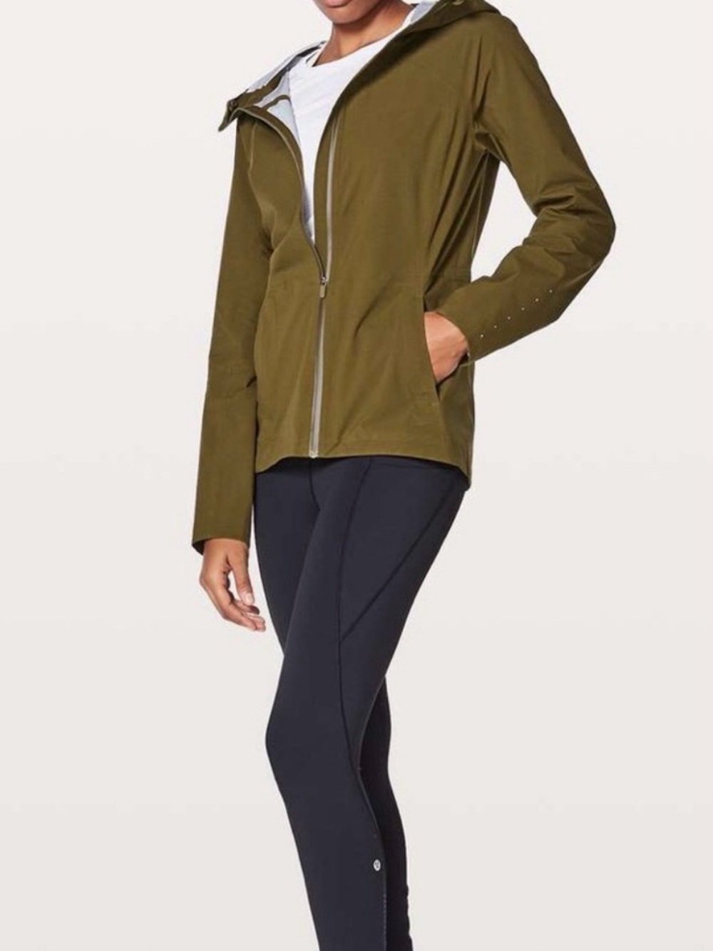 Lululemon Rain Rival Olive
Green Jacket